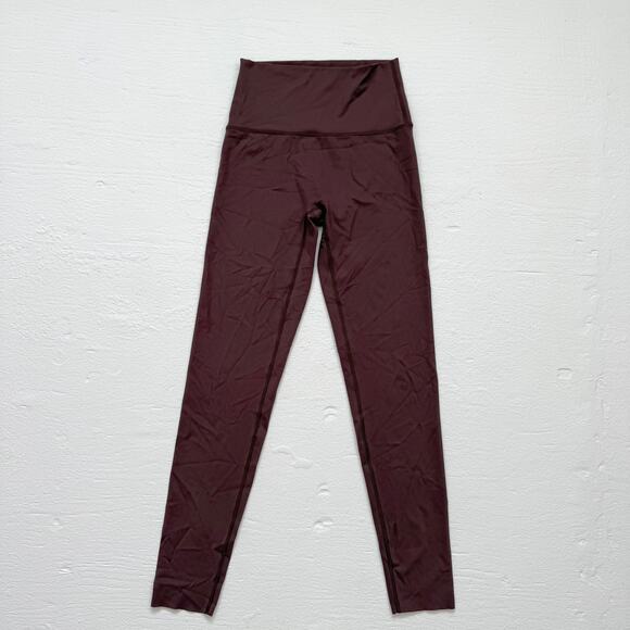 aerie Pants - Aerie Chill Play Move High Waisted Leggings Burgundy, Size Small